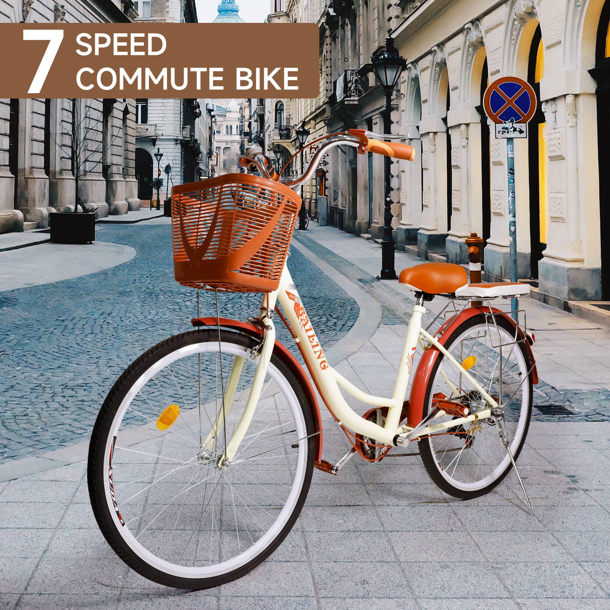 7 SPEED COMMUTE BIKE
