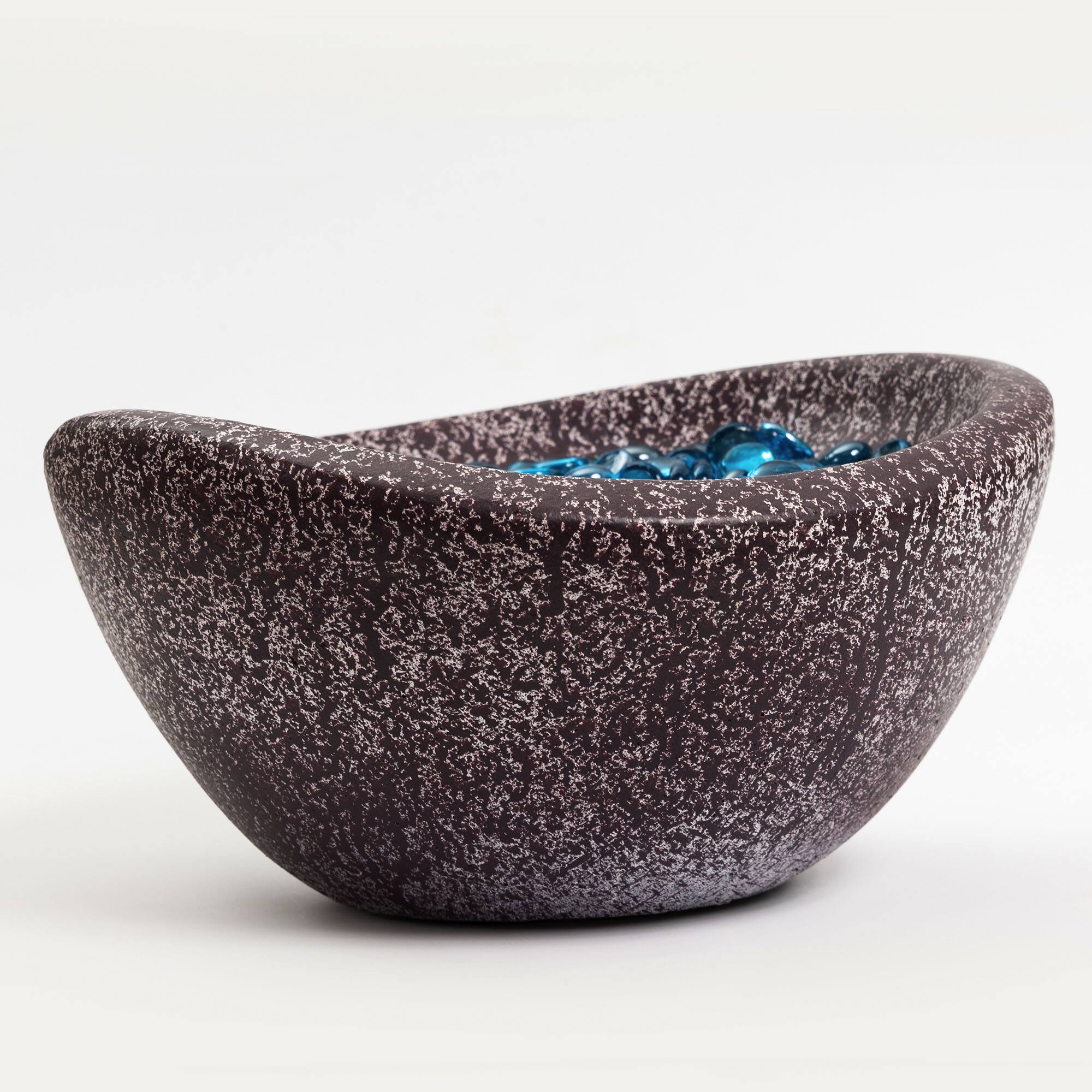 Alt View 2. Lirago - 11" Table Top Fire Pit Portable Concrete Ethanol Fireplace for Outdoor and Indoor Use Smokeless Mini Fire Bowl - White.