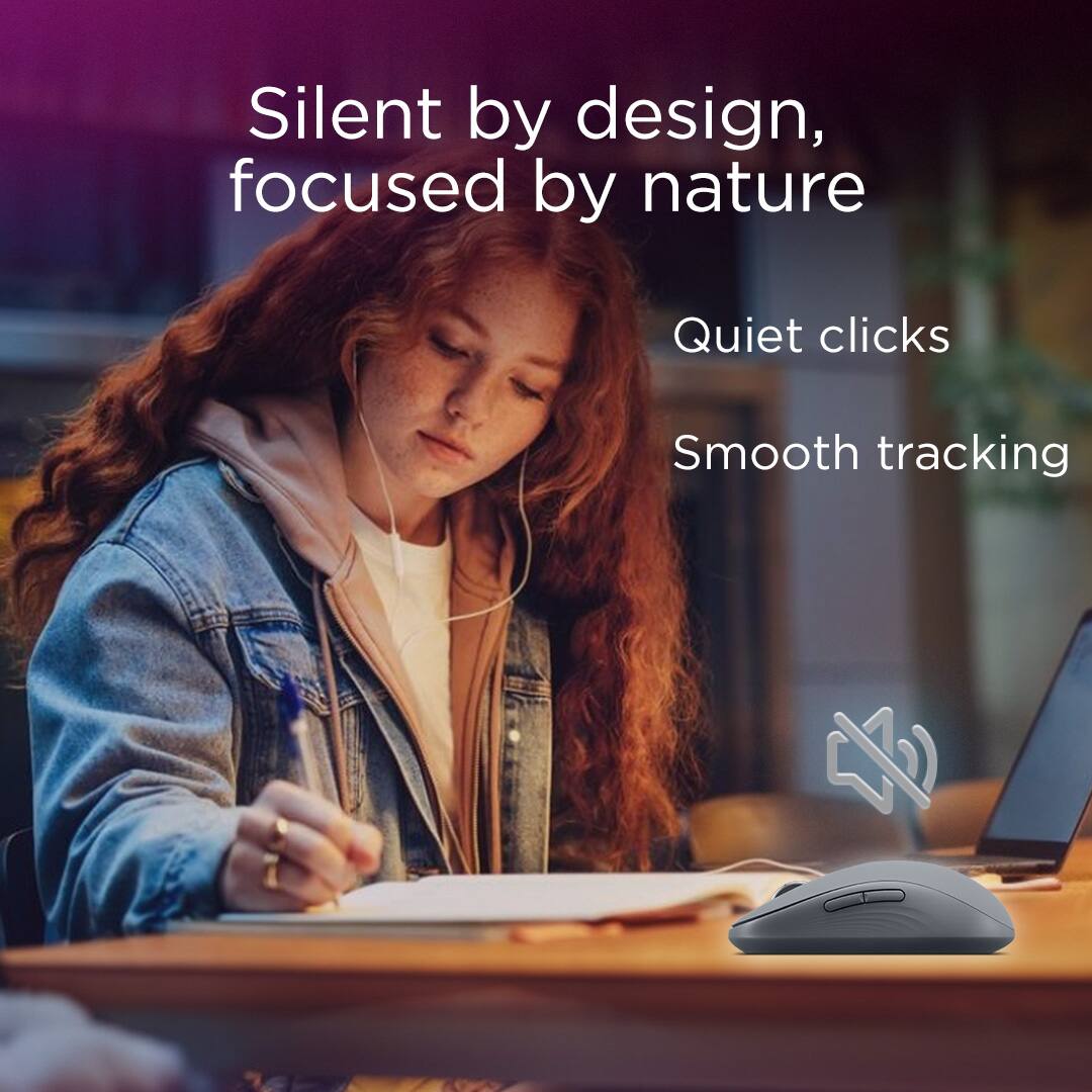 Silent by design, focused by nature  
Quiet clicks  
Smooth tracking