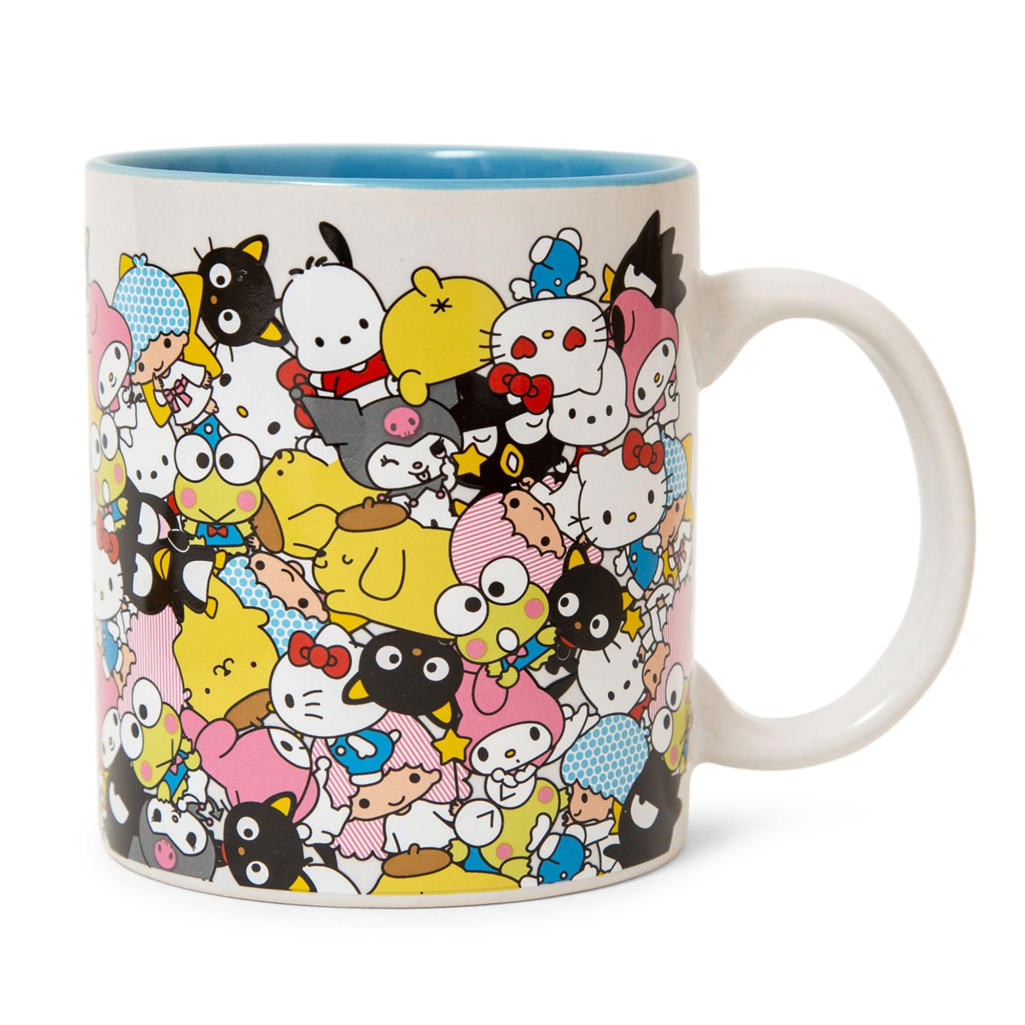 Front. Silver Buffalo - Sanrio Hello Kitty And Friends Ceramic Mug | Holds 20 Ounces - White.