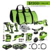 $1300+ VALUE IF PURCHASED SEPARATELY
greenworks