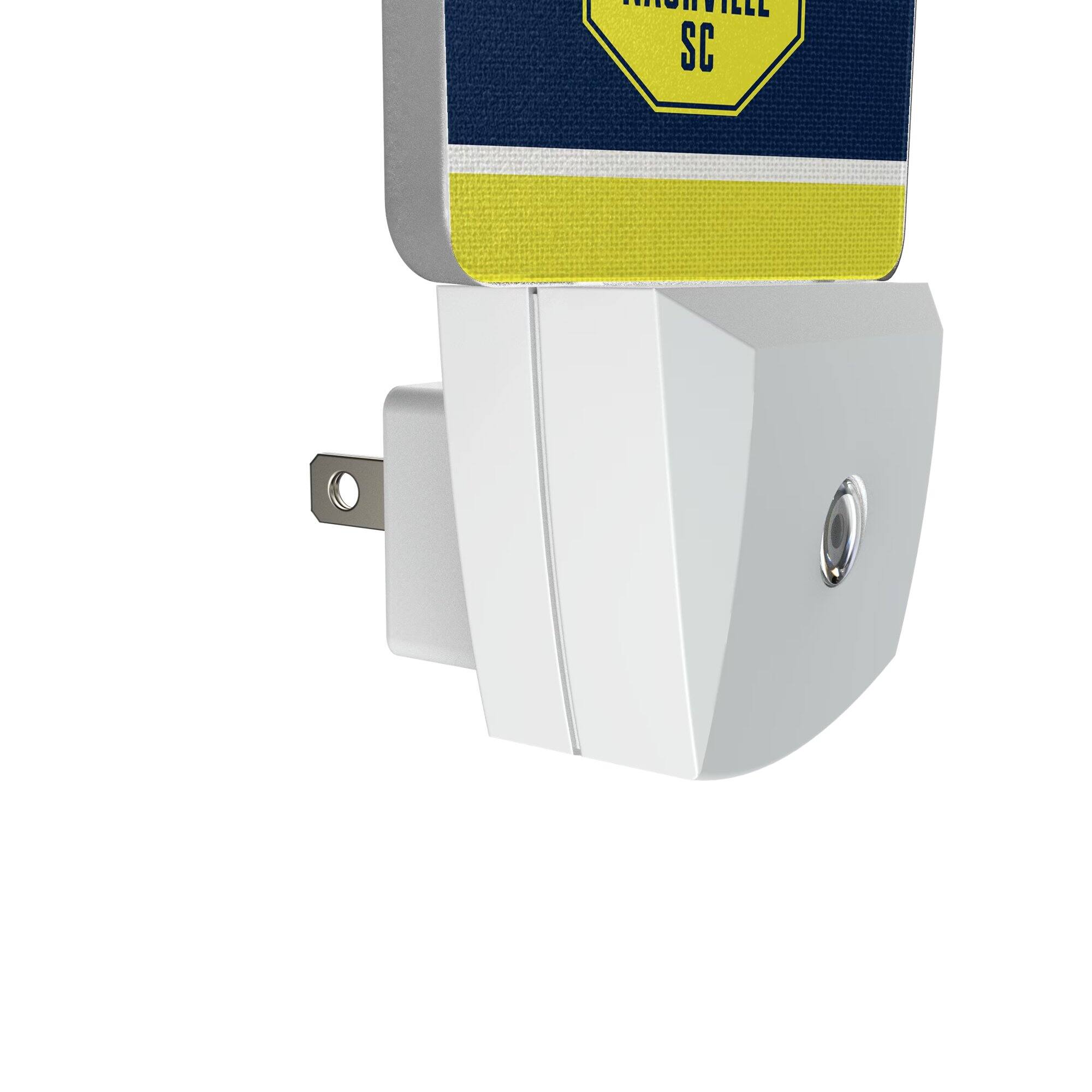 Alt View 2. Keyscaper - Nashville SC Team Stripe Nightlight 2-Pack - Multicolor.