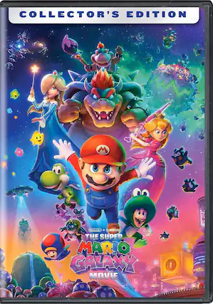 Front. The Super Mario Galaxy Movie - DVD.