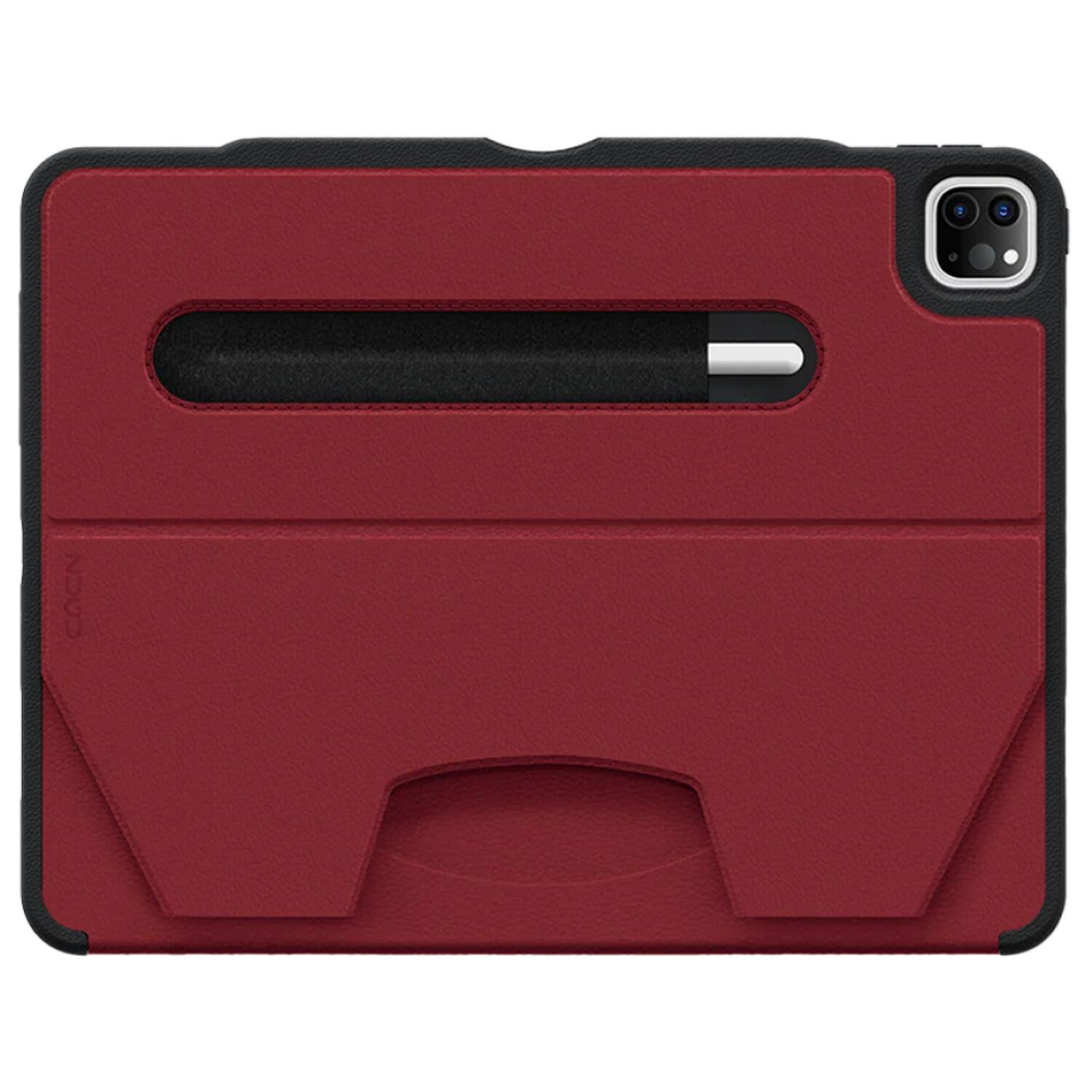Alt View 3. ZUGU - Slim Protective Case for Apple iPad Pro 12.9 Case (5th/6th Generation, 2021/2022) - Red.