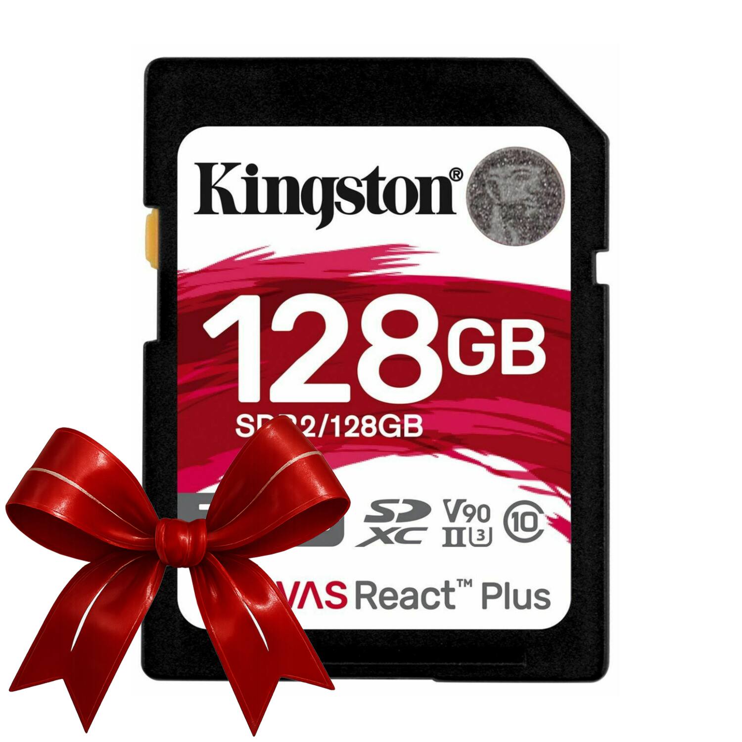 Kingston 128 GB S 2/128GB SP V90 10 XC IIU 3 TM VAS React Plus