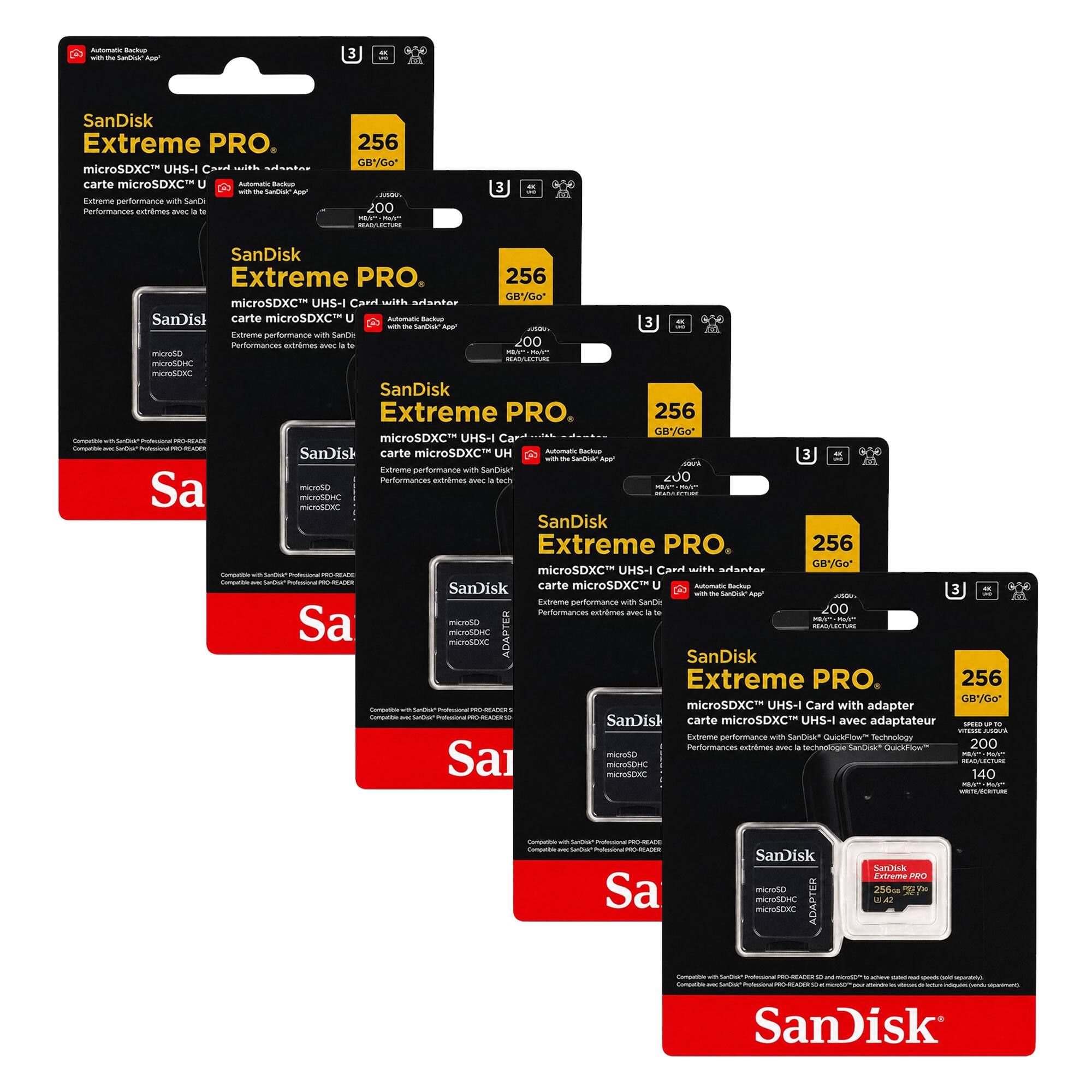 - SanDisk Extreme PRO. microSDXC UHS-I and a carte microSDXC U
- 256 GB/Go
- 200
- SanDisk Extreme PRO. 256 GB/Go microSDXC UHS-I aed with
- Mlander SanDisk carte microSDXCm u
- 3
- T
- Estrema nuumanze wth SanDisl Purfformances cutrdmes
- 200 macwyse
- NSH mard SanDisk Extreme PRO. 256 GBYGo
- microSDXC- UHS-I Car
- SanDish carte microSDXC UH RAcko an
- S
- as Estrma utvmaance with Sanrsa* QuIckFlow Necnologe Ptormanoes Ce
- C Iecheoftgme