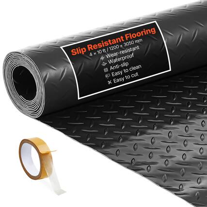 Slip Resistant Flooring
4 x 10 ft / 1200 x 3050 mm
- Wear-resistant
- Waterproof
- Anti-slip
- Easy to clean
- Easy to cut