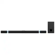 Front. iLive - 45-inch Bluetooth Soundbar with Wireless Subwoofer and Satellite Speakers - Black.