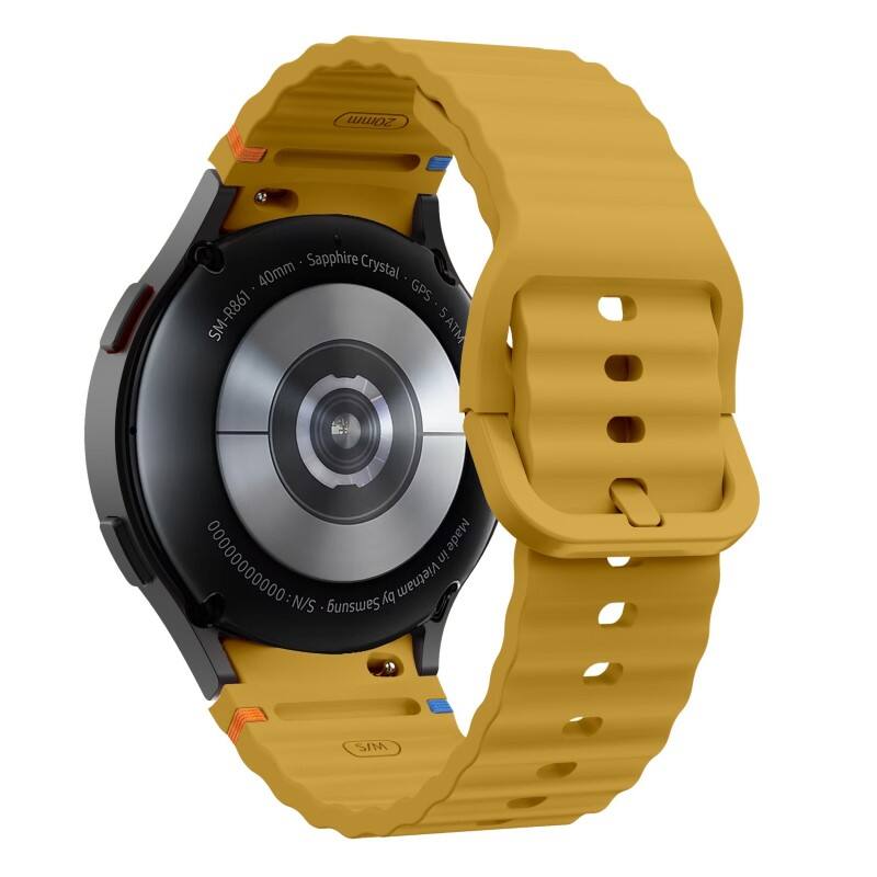 20mm Sapphire Crystal  
40mm GPS  
SM-R861  
5 ATM  
Made in Vietnam  
N/S Samsung  
SIM