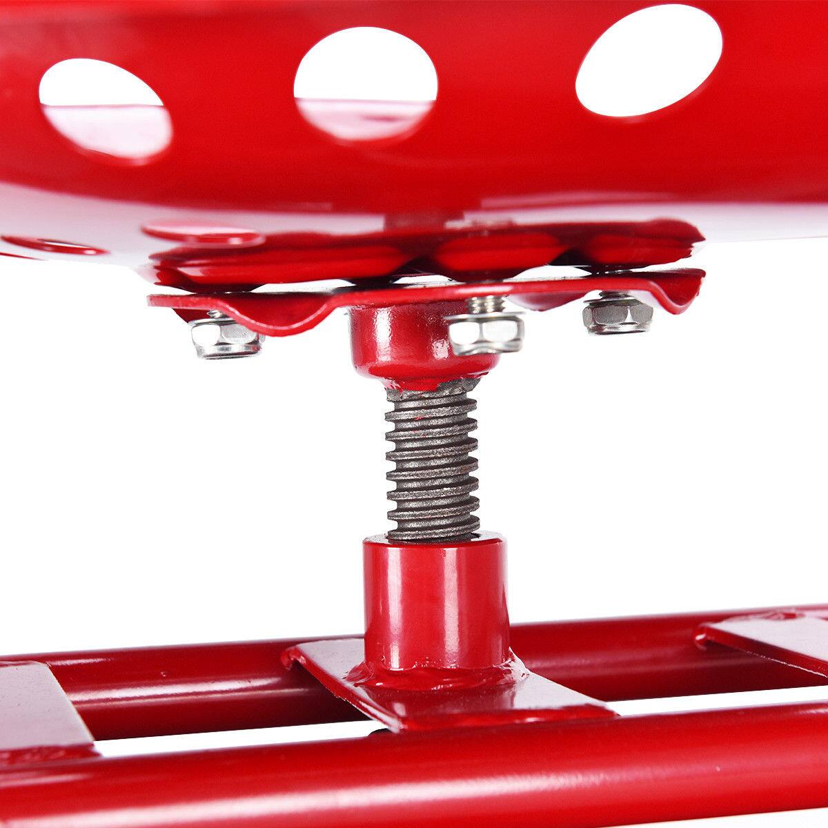 Alt View 8. Costway - Costway Rolling Tray Gardening Planting with Work Seat Garden Cart - Red.