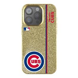 Keyscaper - MLB - Chicago Cubs iPhone Bling Case - 15 Plus - Gold
