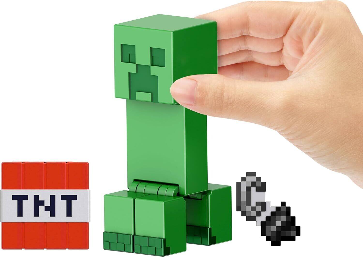Alt View 4. Mattel - Mattel - Minecraft 3.25'' Creeper Figure with Accessories   - Collectibles - Multicolor.