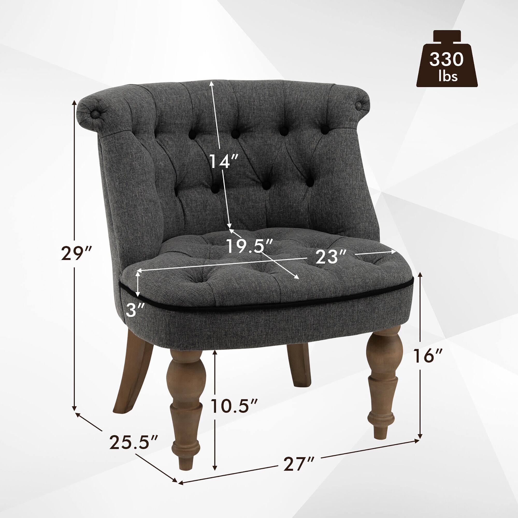 330 lbs  
14"  
29"  
19.5"  
23"  
3"  
16"  
10.5"  
25.5"  
27"