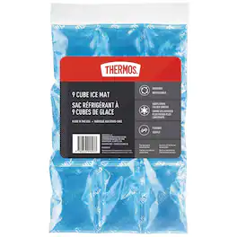 Thermos - Reusable Ice Cube Mat - 9 Cube - Blue