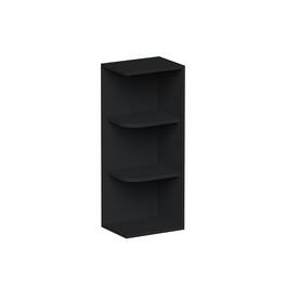 Boyel Living - 9-in W x 30-in H x 12-in D Shaker RTA Kitchen Wall End Open Shelf Cabinet - Black