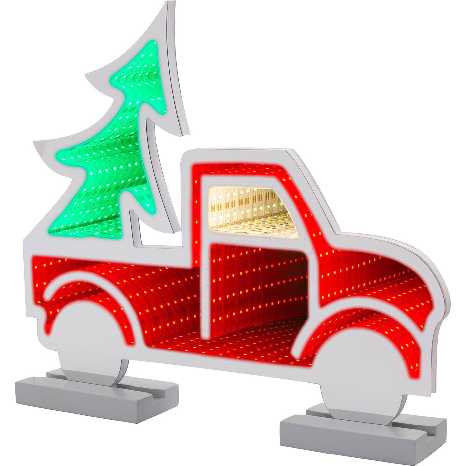 Front. Celebrations - Celebrations LED Multi Truck Animated Decor 14 in. (Case of 4) - Multicolored.
