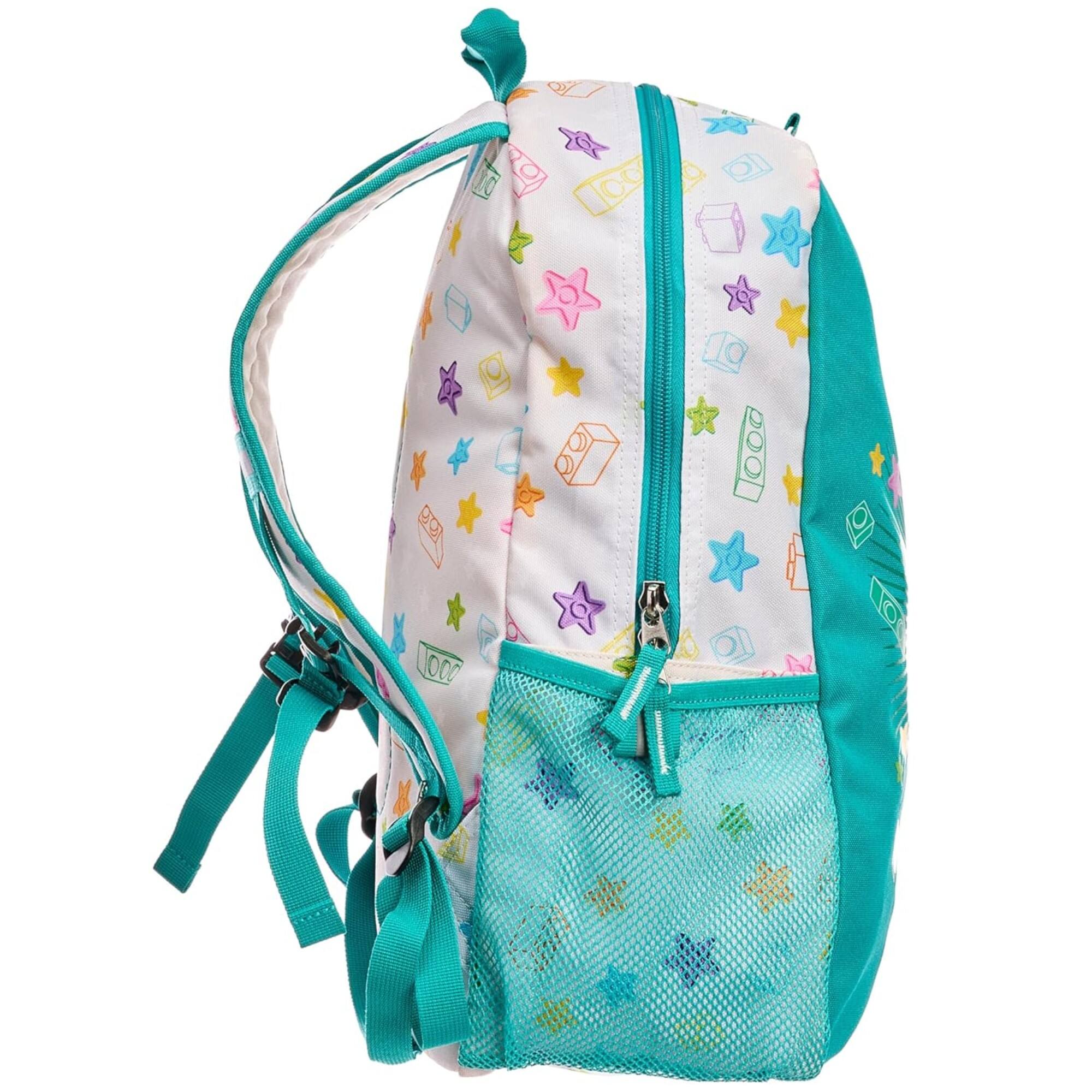 Alt View 2. LEGO - LEGO Iconic Unicorn Girl Kids School Backpack for Travel, On-the-Go, Back to School, with Adjustable Padded Straps - Multicolored.