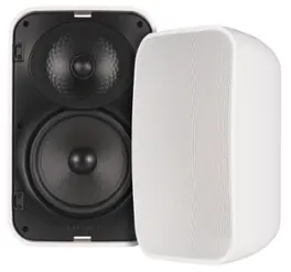 Sonance - MX62 - Mariner MX Series 6-1/2" 2-Way Outdoor Surface Mount Speakers (Pair) - Paintable White