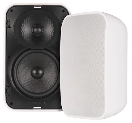Front. Sonance - MX62 - Mariner MX Series 6-1/2" 2-Way Outdoor Surface Mount Speakers (Pair) - Paintable White.