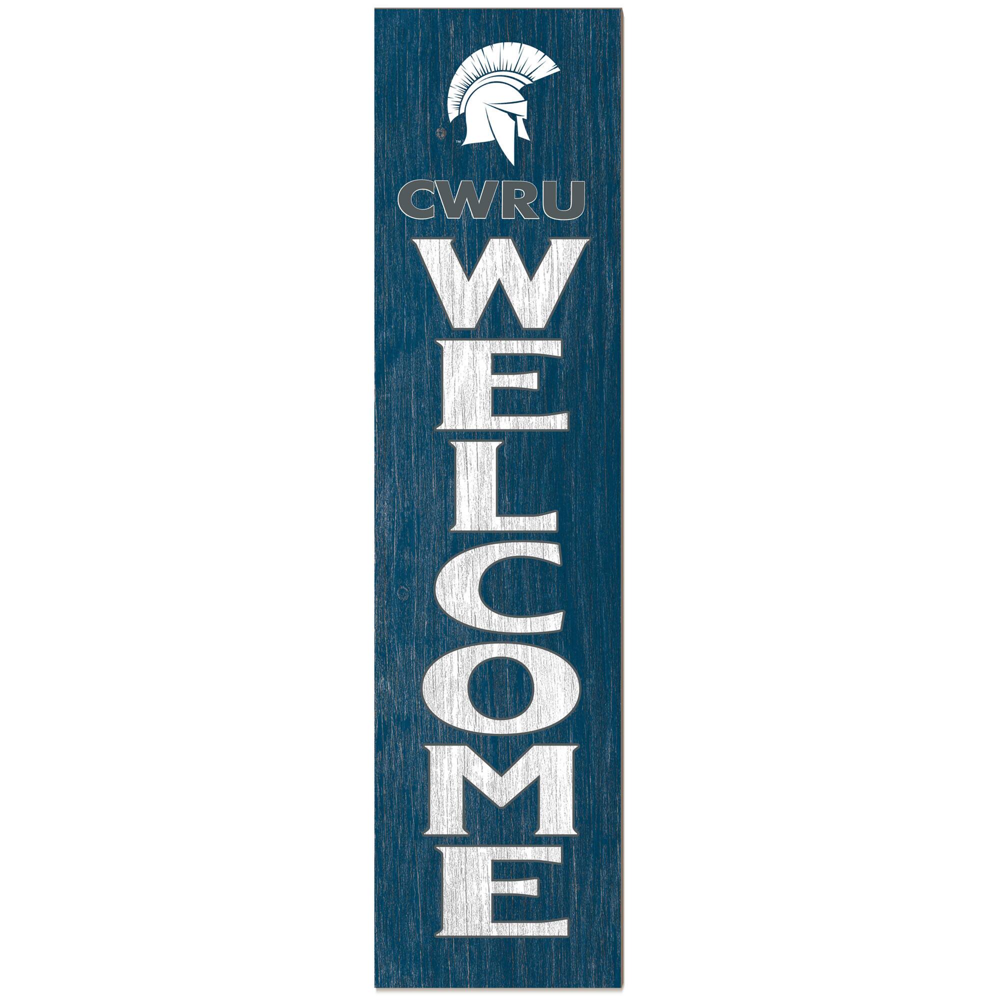 Case Western Reserve University 12'' x 48'' Outdoor Leaner Welcome Sign