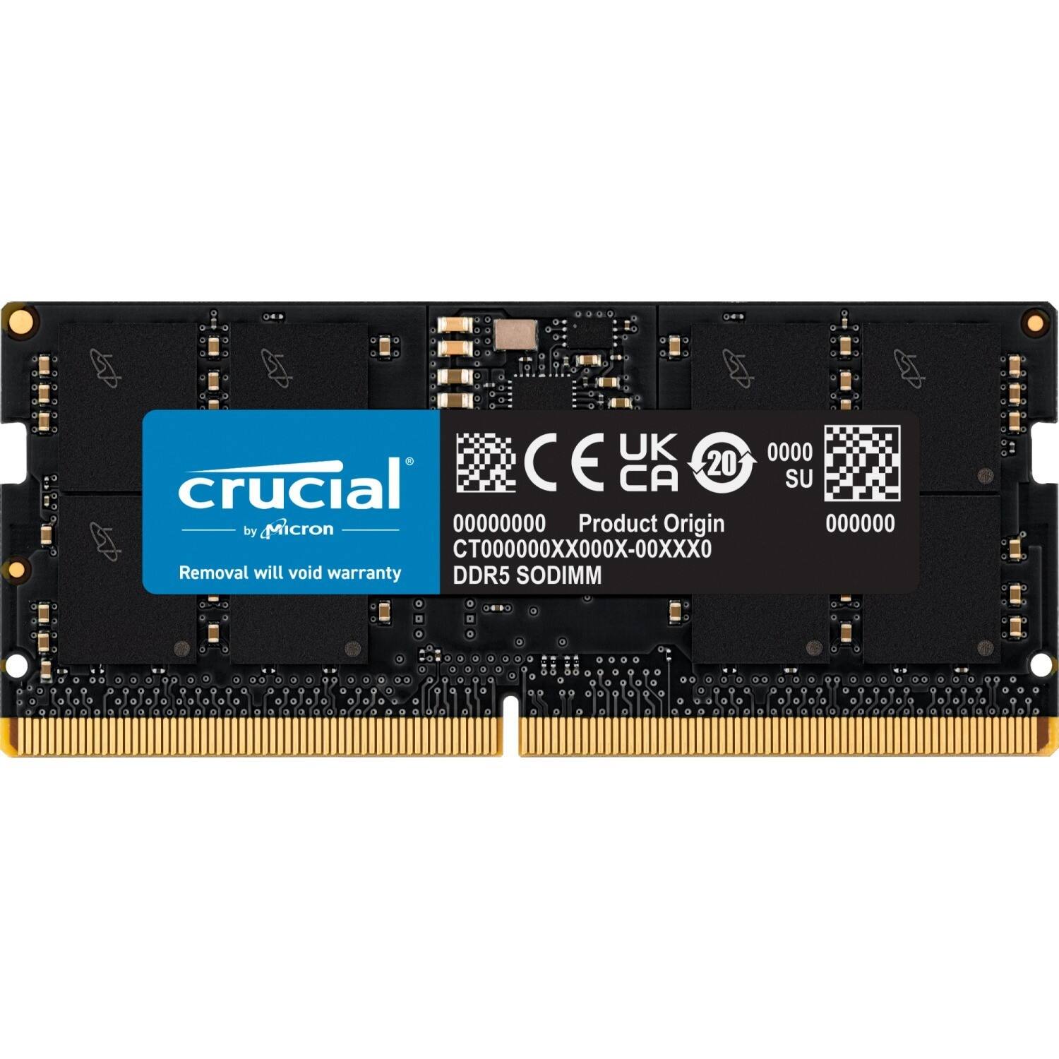 未使用 Micron DDR5 8GBx2枚 PC5 SODIMM 16GB Micron SODIMM 8GB PC5 DDR5 4800 1Rx16 MTC4C10163S1SC48BA1 Laptop