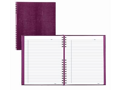 Alt View 1. Blueline - Blueline NotePro Hardcover Executive Journal, 8.5" x 10.75", Wide-Ruled, Grape, 200 Pages (A10200.RAS) - Purple.