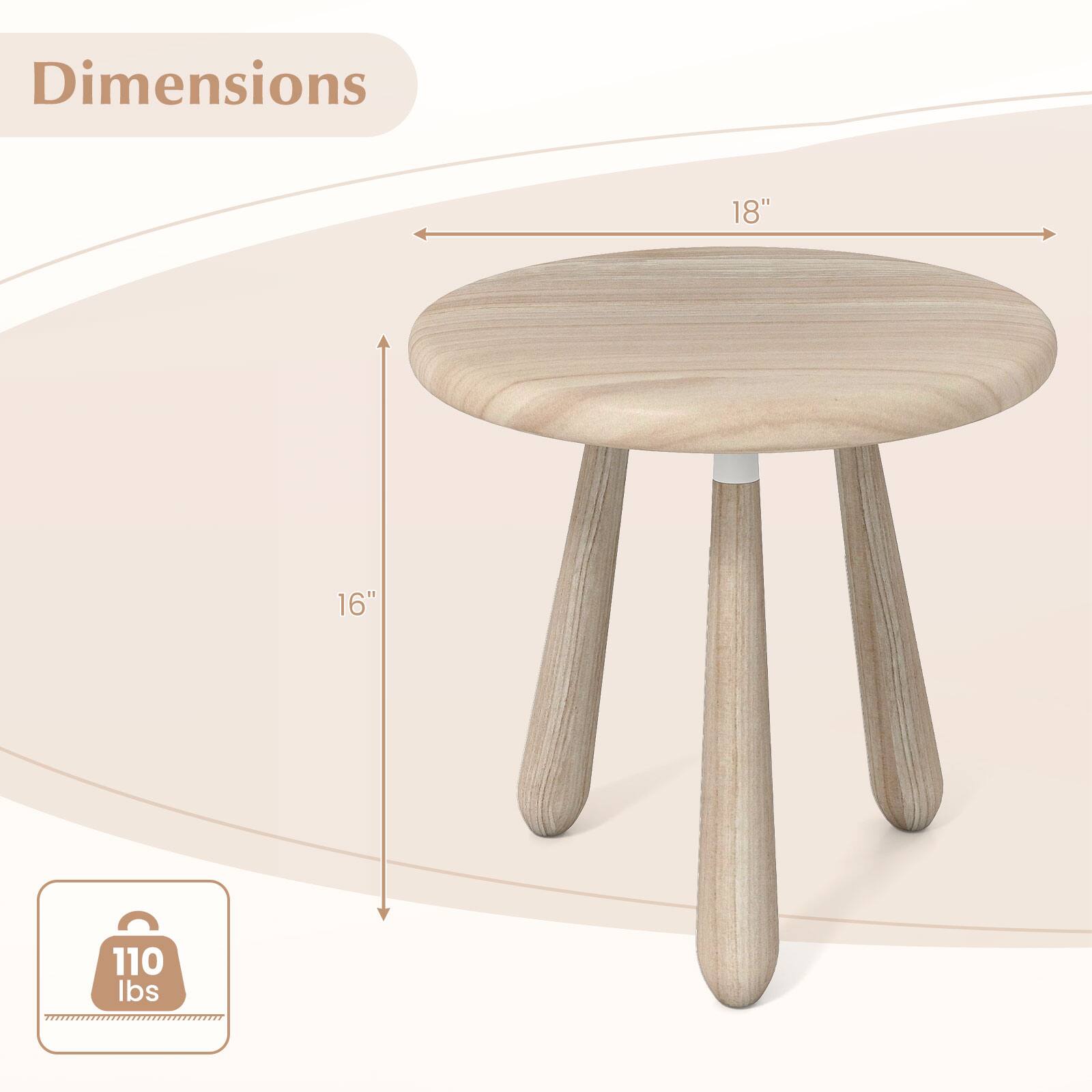 Dimensions: 18" x 16"  
Weight Capacity: 110 lbs