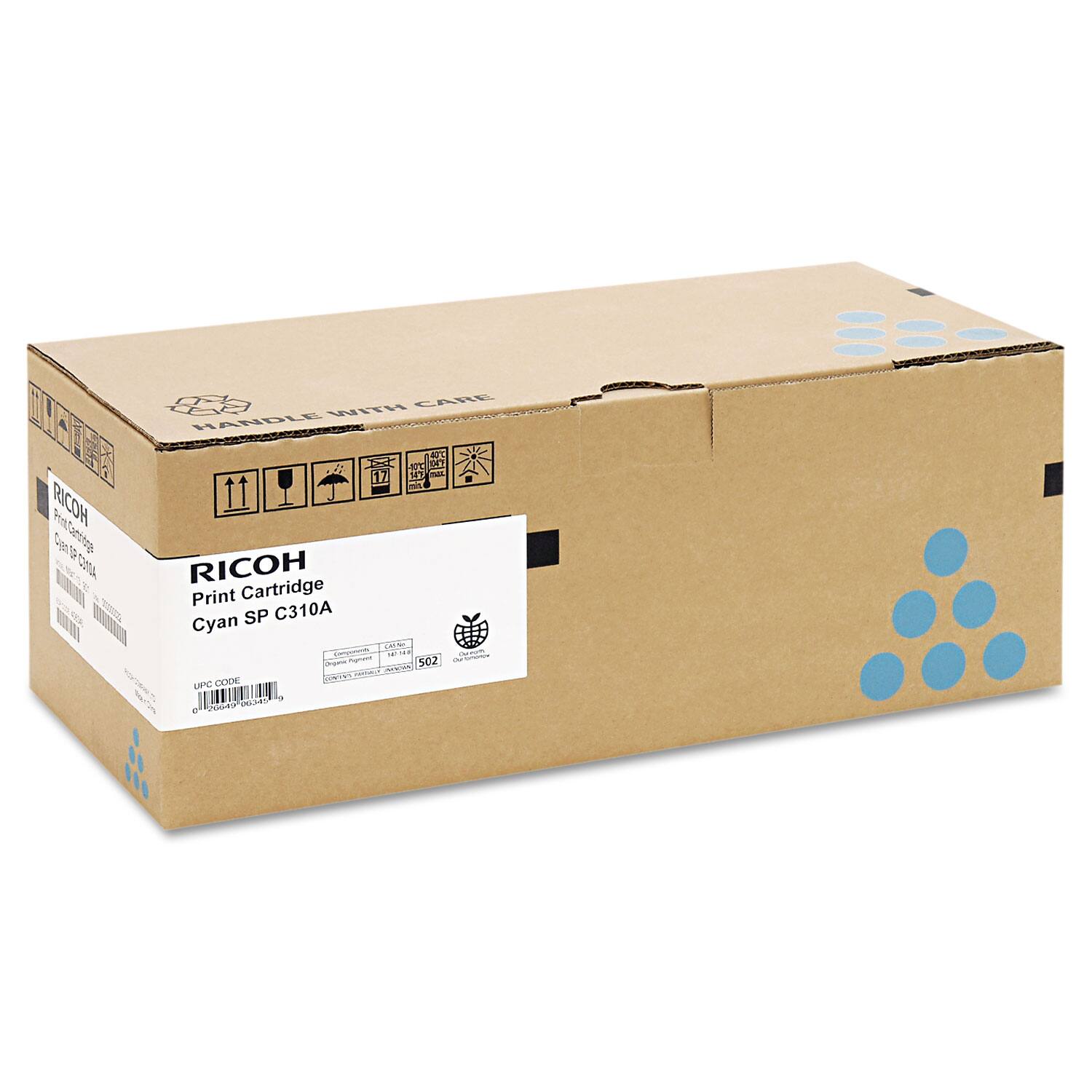 RICOH Print Cartridge SP C310A Cyan