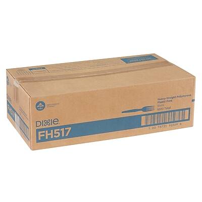 Heavy-Weight Polystyrene Plastic Fork  
5000 Pack  
FH517  
Dixie  
1 00 77231 63059 4