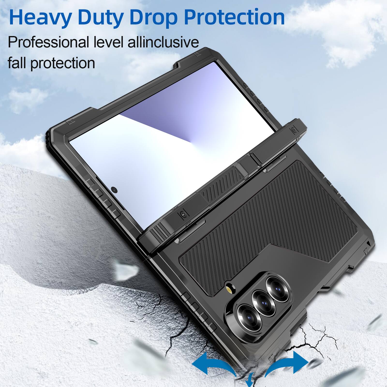 Heavy Duty Drop Protection  
Professional level allinclusive fall protection
