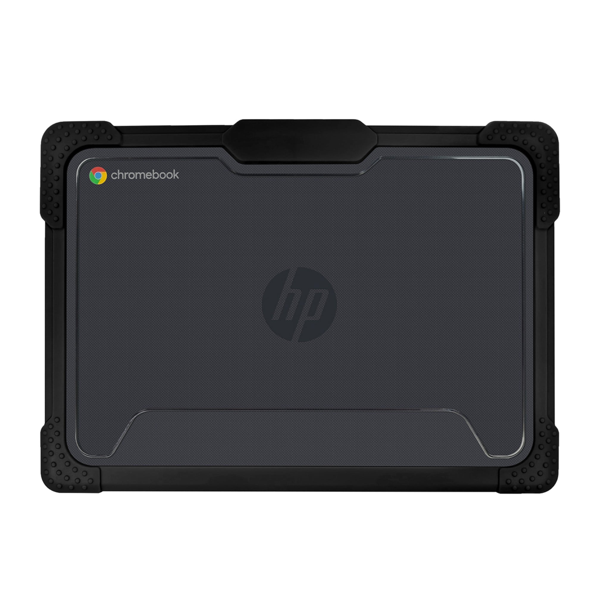 SaharaCase - HP Fortis 11 G1i/G10 Chromebook Case | Heavy Duty Design | Shock-Absorbing Corners | Venture Series - Clear/Black