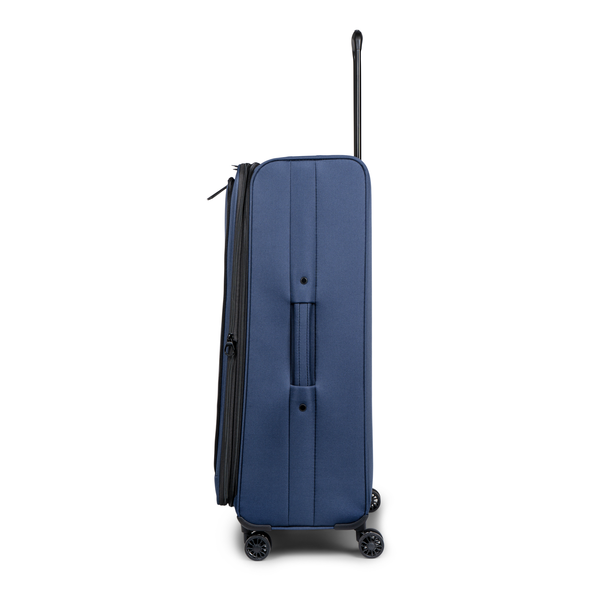 Left View: Bugatti - 28" Reborn Suitcase - Navy