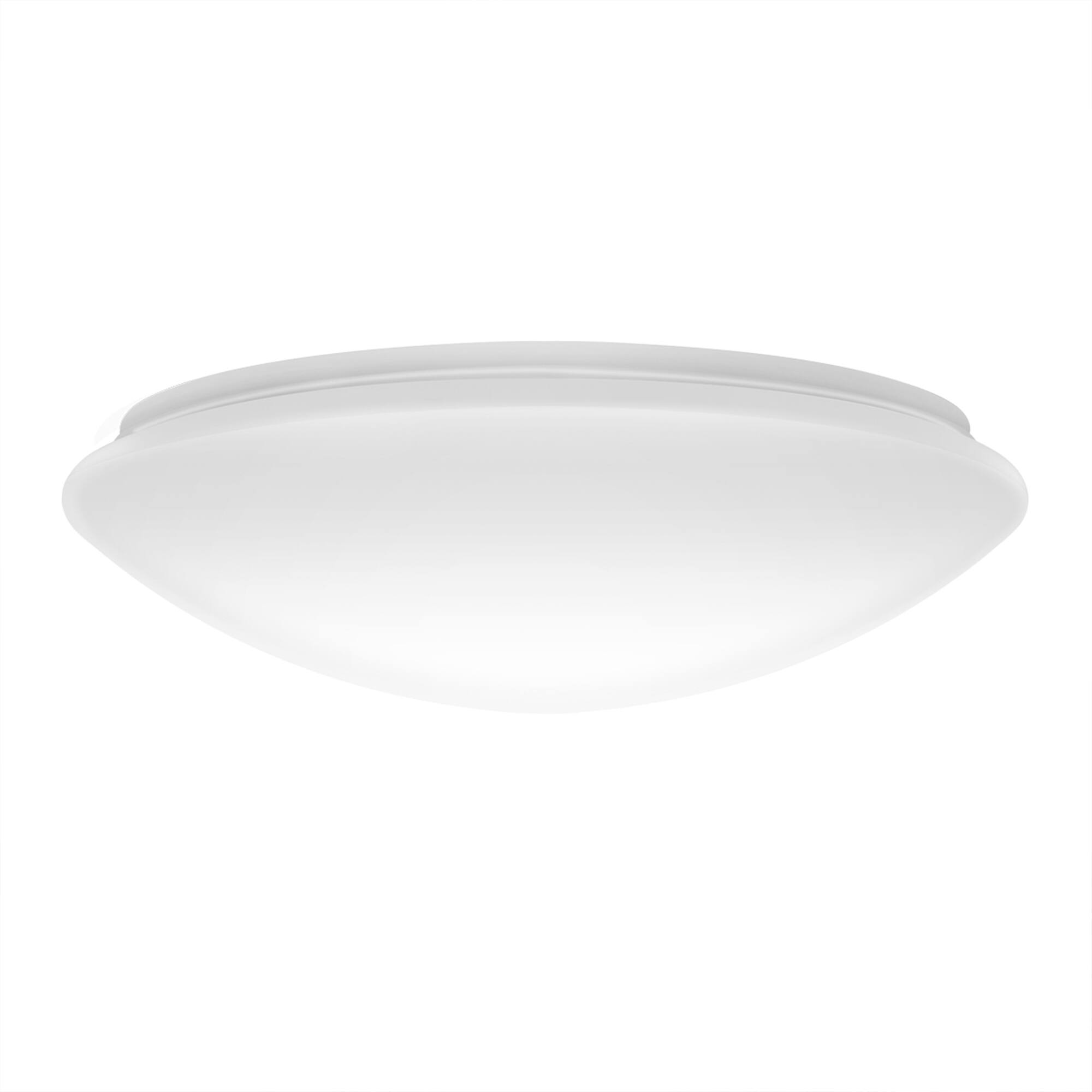 Front. Jandcase - JANDCASE 21W Integrated LED Flish Mount Ceiling Light, 6000K Daylight White, Mushroom Shade, 13-Inch, for Hallway - White.