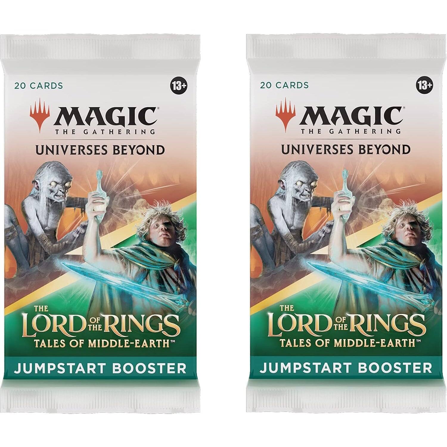 20 CARDS 13+ MAGIC THE GATHERING UNIVERSES BEYOND THE LORD OF THE RINGS TALES OF MIDDLE-EARTH JUMPSTART BOOSTER