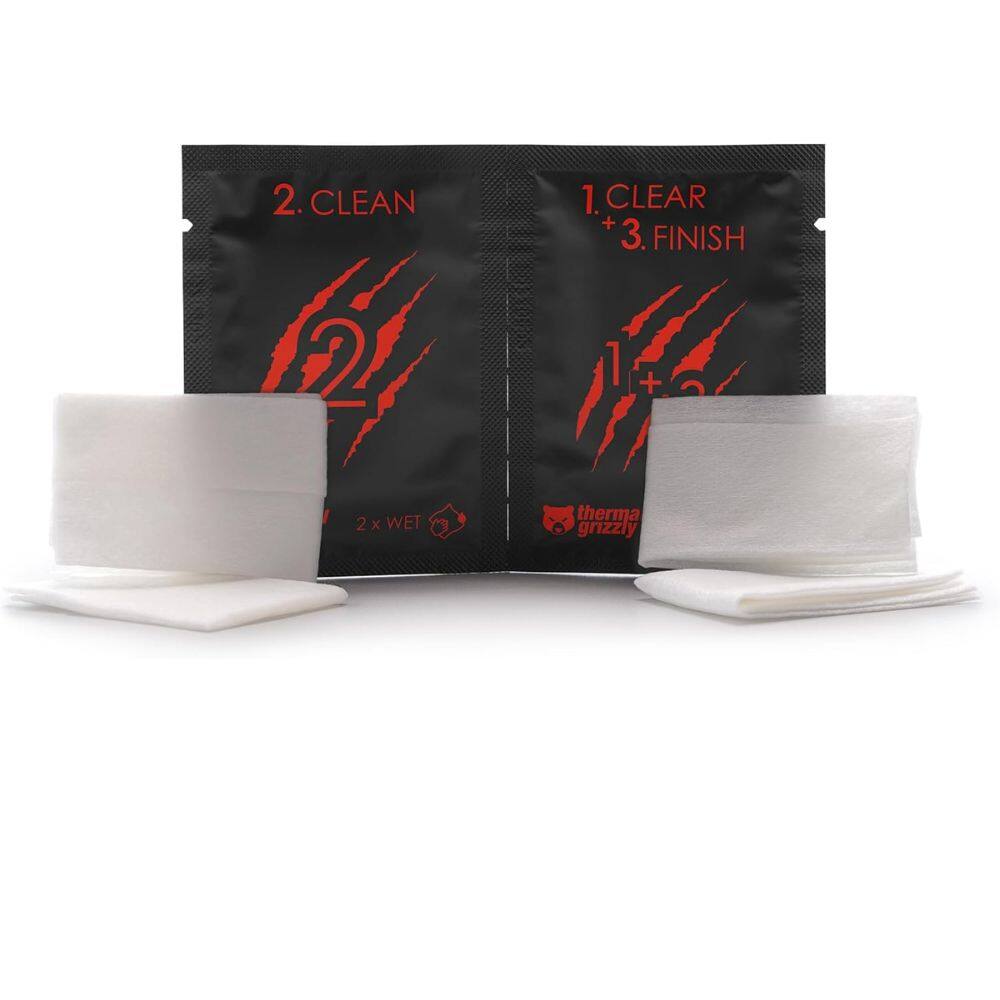 1. CLEAR + 3. FINISH  
2. CLEAN  
2 x WET  
therma grizzly