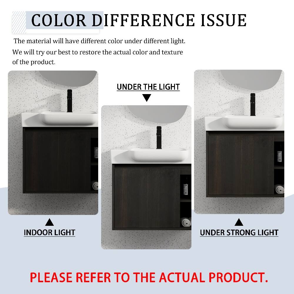COLOR DIFFERENCE ISSUE

The material will have different color under different light. We will try our best to restore the actual color and texture of the product.

UNDER THE LIGHT

INDOOR LIGHT

UNDER STRONG LIGHT

PLEASE REFER TO THE ACTUAL PRODUCT.