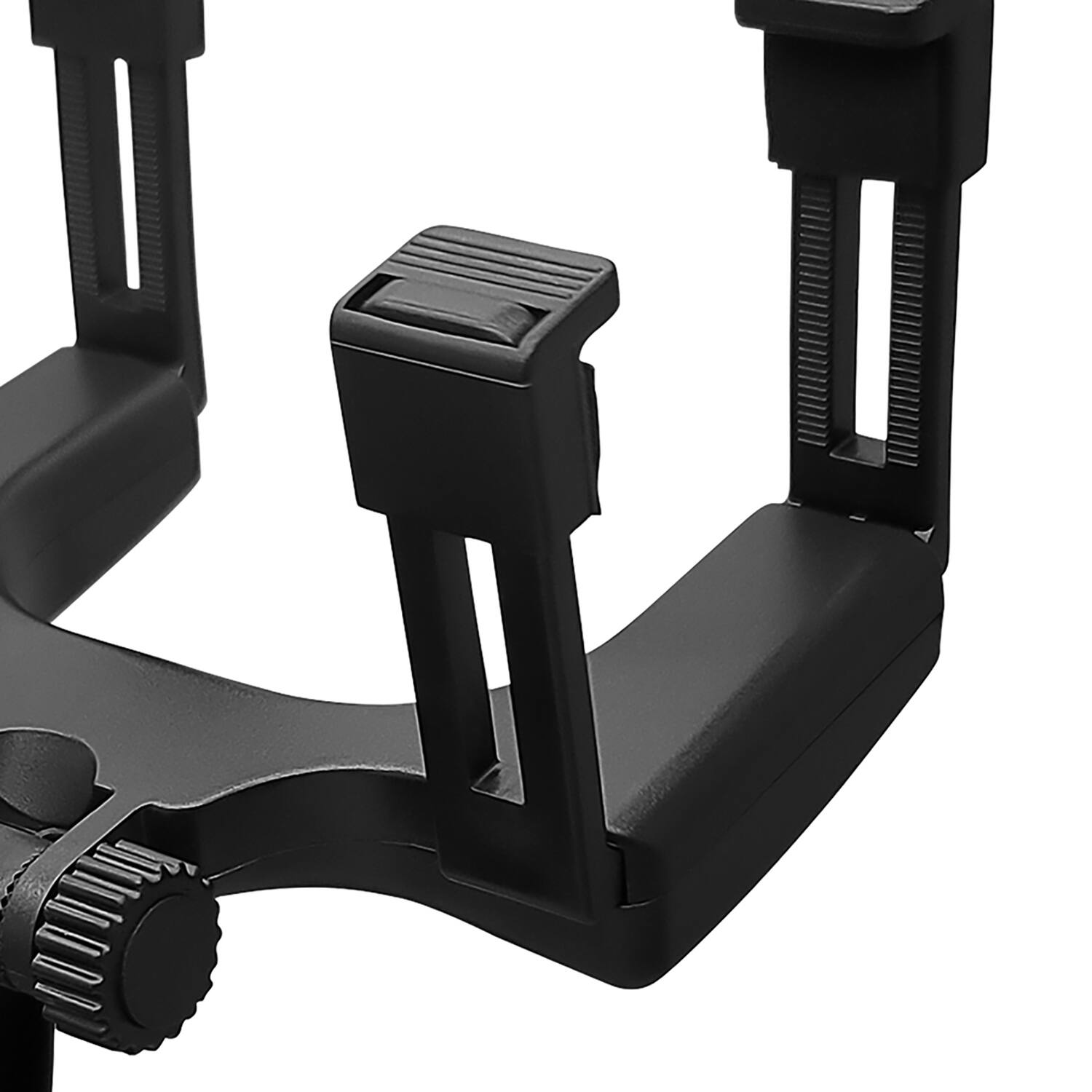 Alt View 1. Fisher - Rearview Mirror Phone Mount - Black.