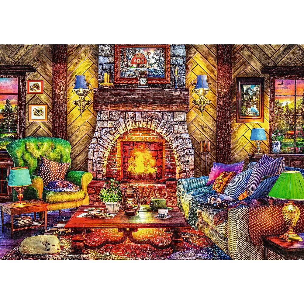 Alt View 1. Trefl - Trefl Red 2x500 Mountain Trip puzzle.