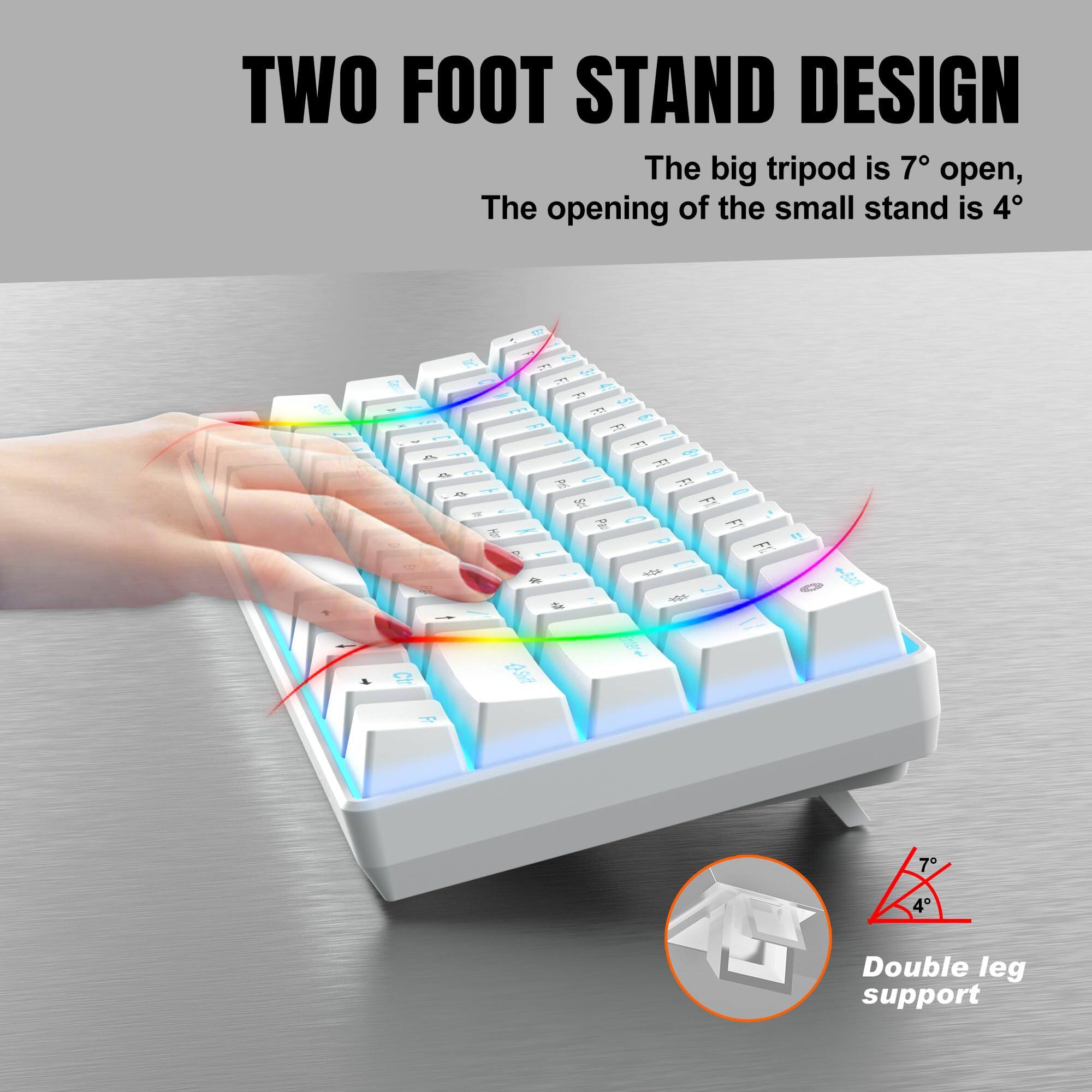 TWO FOOT STAND DESIGN

The big tripod is 7° open, the opening of the small stand is 4°

Double leg support