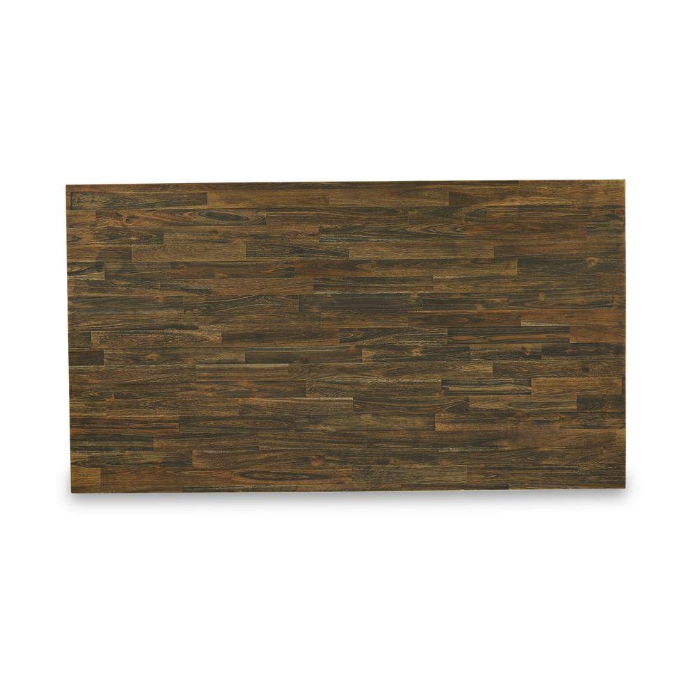 Left. East West Furniture - East West Furniture X-Style Kitchen Rectangle Dining Table Top with Stylish Legs - Brown.