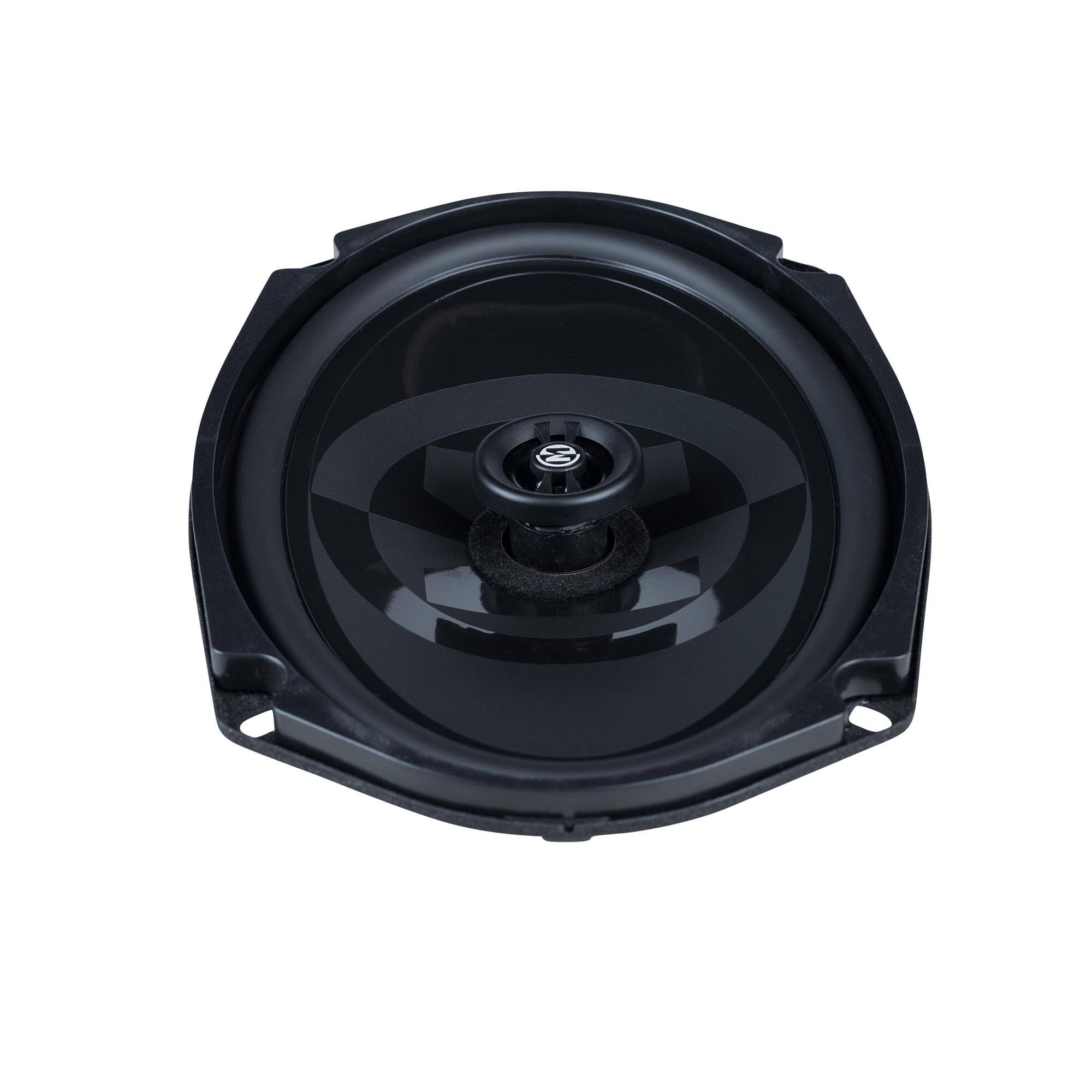 Alt View 2. Memphis Car Audio - Memphis PRX69S 6x9" 2Ω shallow 2-way with low pro Tweeter - Black/Gray.