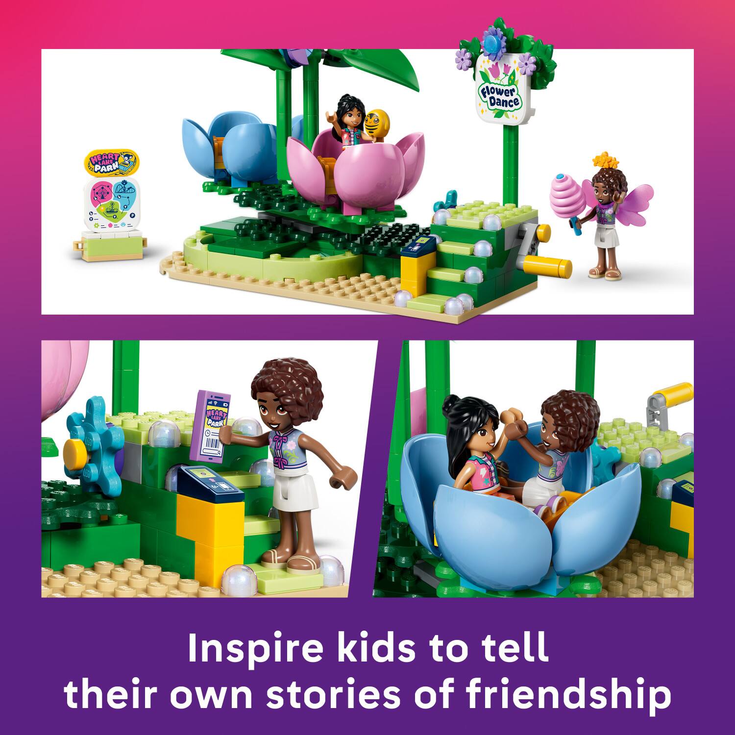 Flower Dance WEART'O Ne PARK g - WIART . PoaN G I II - Inspire kids to tell their own stories of friendship