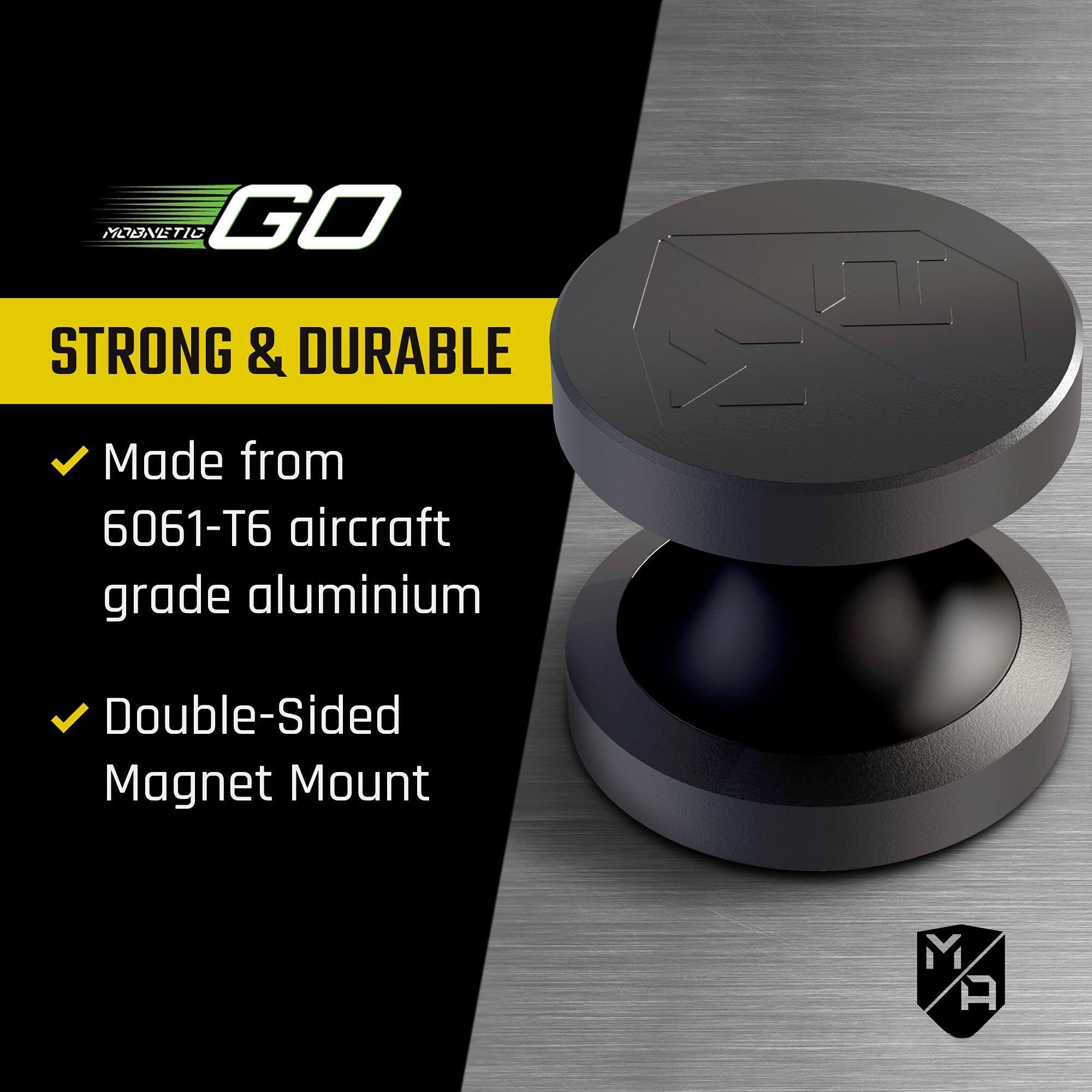 MOONETIC GO

STRONG & DURABLE

- Made from 6061-T6 aircraft grade aluminium
- Double-Sided Magnet Mount