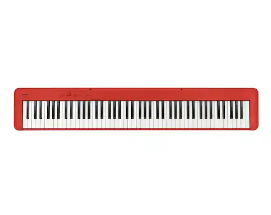 Front. Casio - Casio CDPS160 Digital Piano in Red - Red.