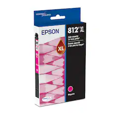 Designed Excellence 1M MC Epson 812 XL High-capacity 3x more prints* 1 Grande capacit 3 fois plus de tirages* PO R XL 812 X Neaggnta M DURAS Lvtra a N Magenta