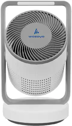 Wozoyo - Pure Air PA4 Smart Air Purifier for Home, Covers Up to 1065 ft², 142 CFM, H13 HEPA 3-in-1 Filter, PM Display, Alexa - White