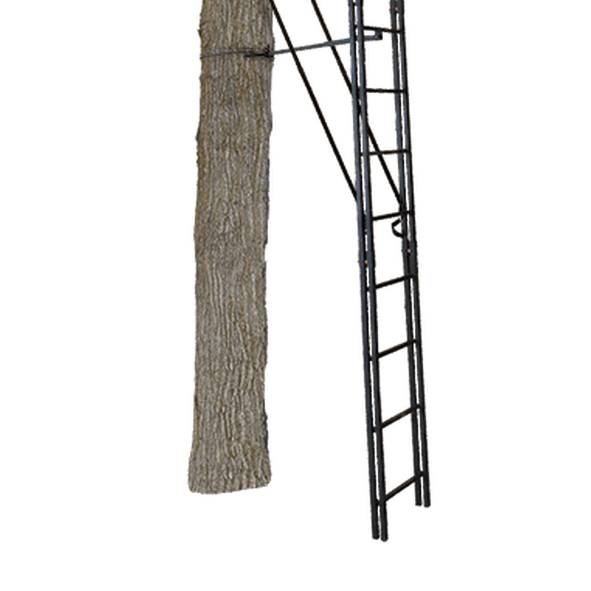 Alt View 7. Muddy - Muddy The Skybox Deluxe 20 Ft Hunting Ladderstand, 1 Person Climbing Tree Stand - Black.
