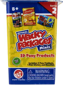 Super Impulse - Wacky Packages Minis Series 2 Blind Box | One Random - Yellow