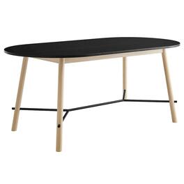 Modway - Infuse 71" Wood Grain Dining Table - Black