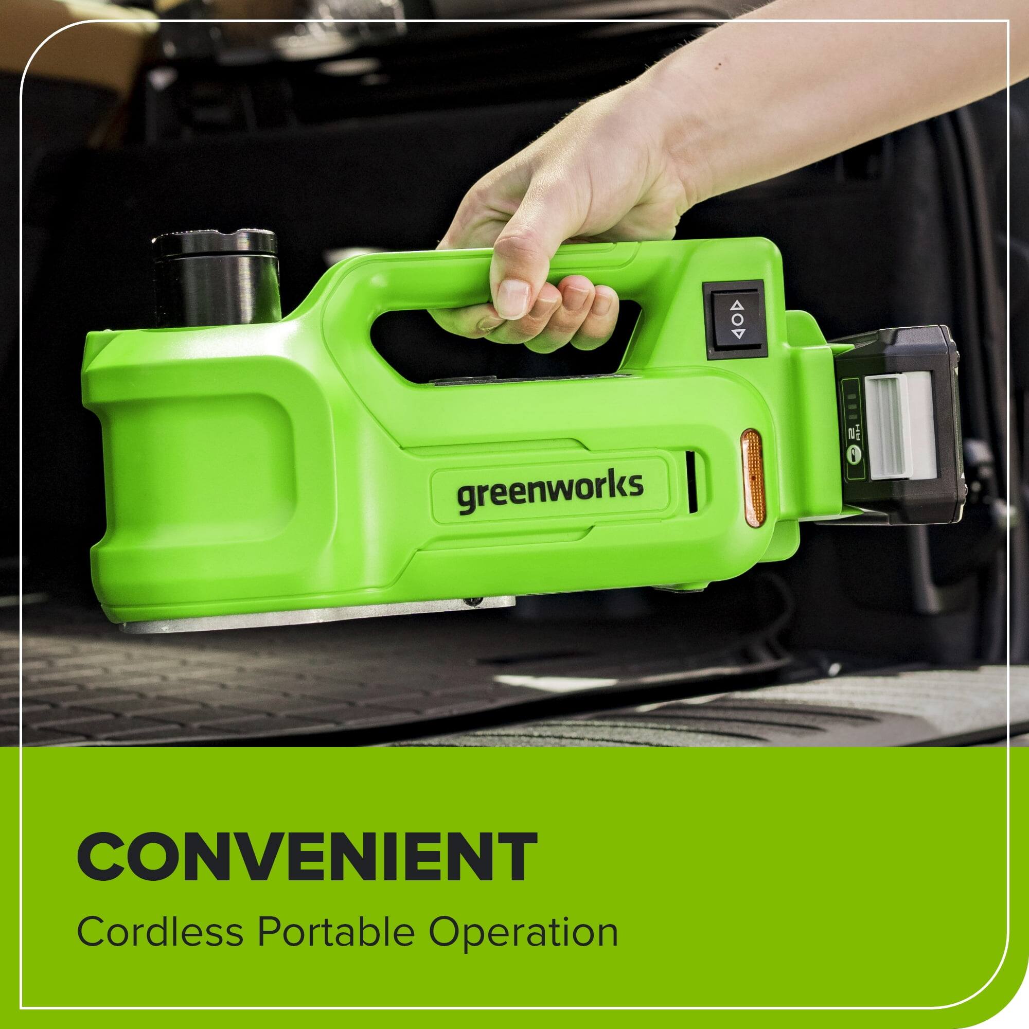CONVENIENT  
Cordless Portable Operation